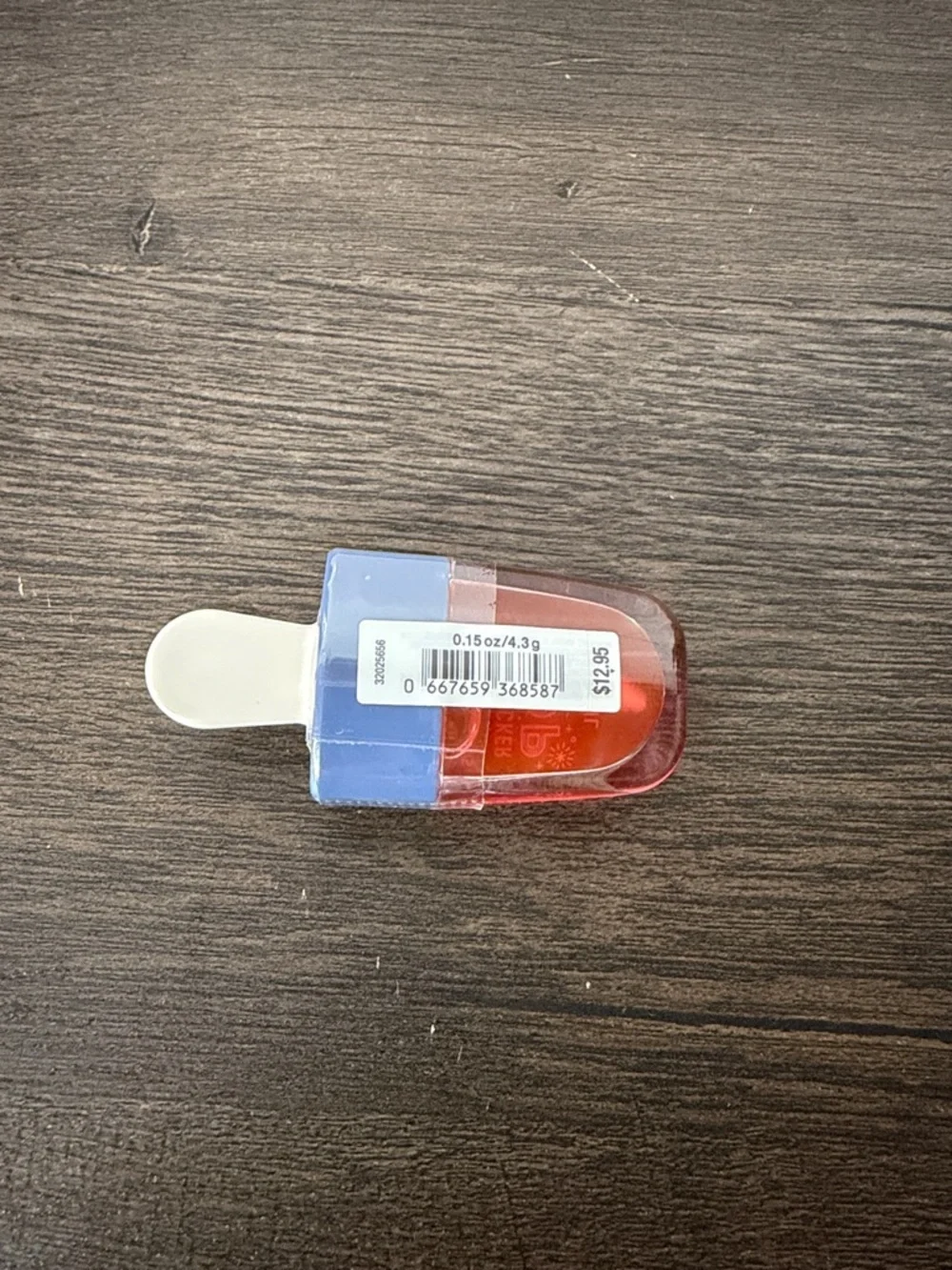 Bath & Body Works Firecracker Pop Lip Oil - Red with Light Blue Cap
